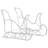 3 Piece Reindeer and Sleigh Lighted Display Set