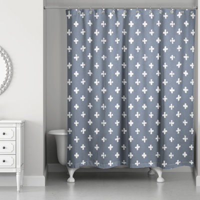 Riffat Polka Dots Shower Curtain