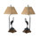Indochine Table Lamp Set