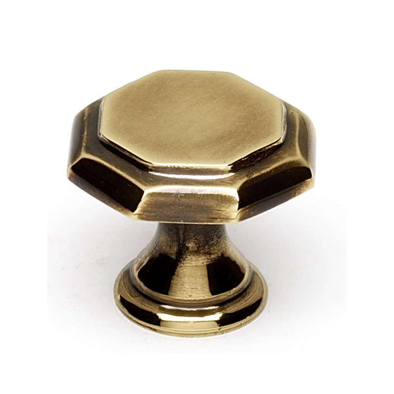 Bouton géométrique, Antique poli, H 1 po x l 1,125 po x P 0,6875 po