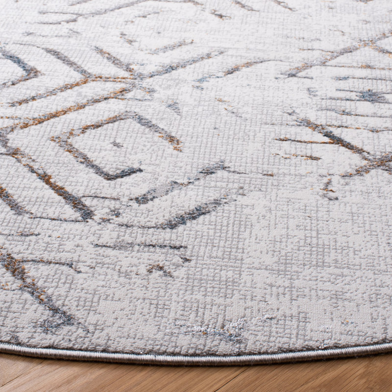 Enya Performance Geometric Rug, Rectangle 5'5" x 7'6"