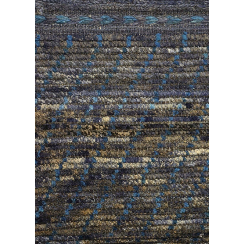 Tapis marocain nouvel âge 8 pi 9 po x 12 pi 8 po marocain mauve / encre / bleu