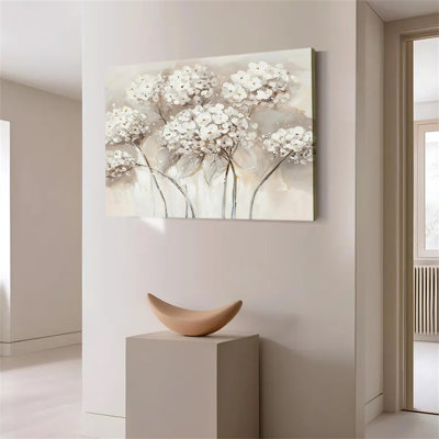 Beauty Flower White Hydrangea Poster
