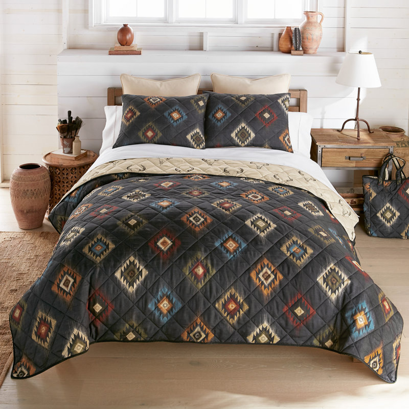 Donna Sharp Phoenix 2PC Twin Quilt Set, Twin Quilt Set + 1 Standard Sham