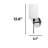 Metal Body Cylinder Glass Cap Wallchiere Wall Sconce