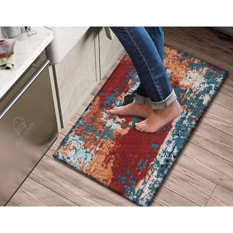 Milus Anti-Fatigue Non-Skid Kitchen Mat 17 Stories