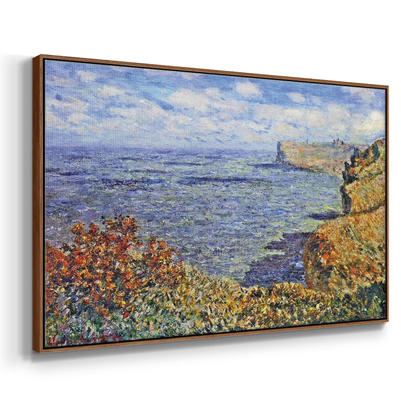 Vue prise de Greinval, 1881, reproduction d'art sur toile, H 27 po x l 41 po x P 2 po, Noyer