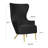 Julia Velvet Wingback Chair-1349497223