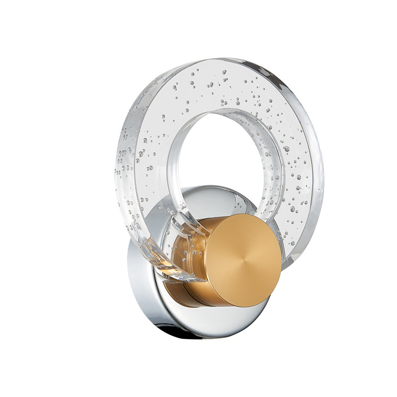 Haruka Steel LED Flush Mounted Sconce