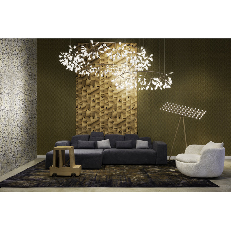 Heracleum III The Big O LED Chandelier, Nickel, 63 inches, 4 meters