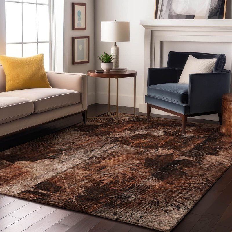 Tapis Cerrito avec envers antidérapant, Rectangle 5 pi x 7 pi 6 po
