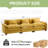 Adonia 120“ Comfy Cloud Couch Large Sofa for Living Room Bedroom-629303542