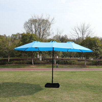 Parasol de marché pour terrasse double 15X9ft