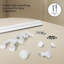 Ensemble de tringle à rideaux télescopique 5/ 5/8 po de diamètre avec faîteaux de trompette-563565369-563565368