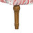 Red And White Floral Side Chair With Decorative Nailhead Trim, Solid Wood Legs, High - Resiliency Foam, Versatile For Living Room, 29.19 In Depth