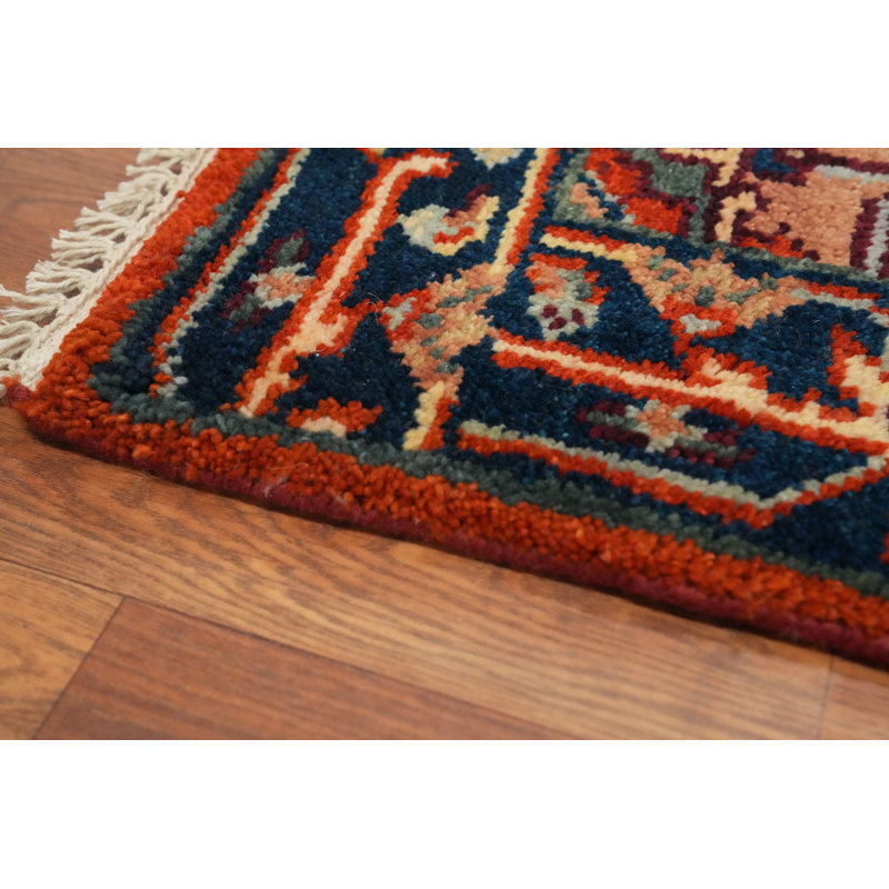 Tapis traditionnel indien à motif géométrique 3 x 5