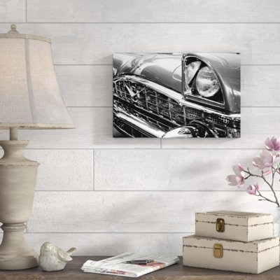 Grille frontale chromée-impression sur toile