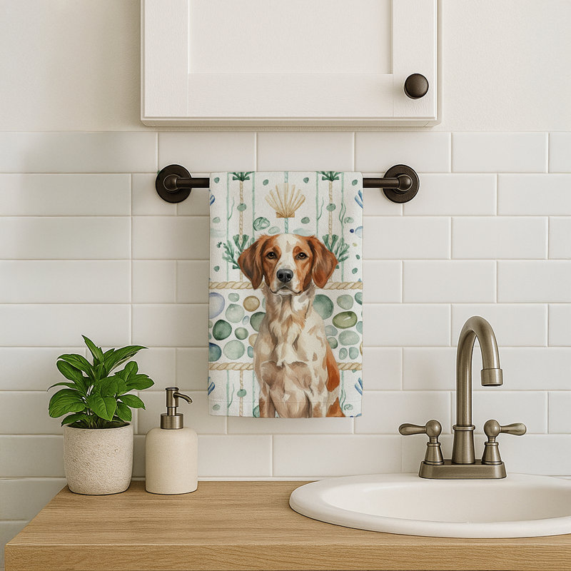 Roan Brittany Coastal Sea Glass Kitchen Towel, Roan Brittany