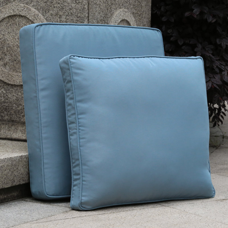 Outdoor 4'' Seat / Back Cushion, Blue