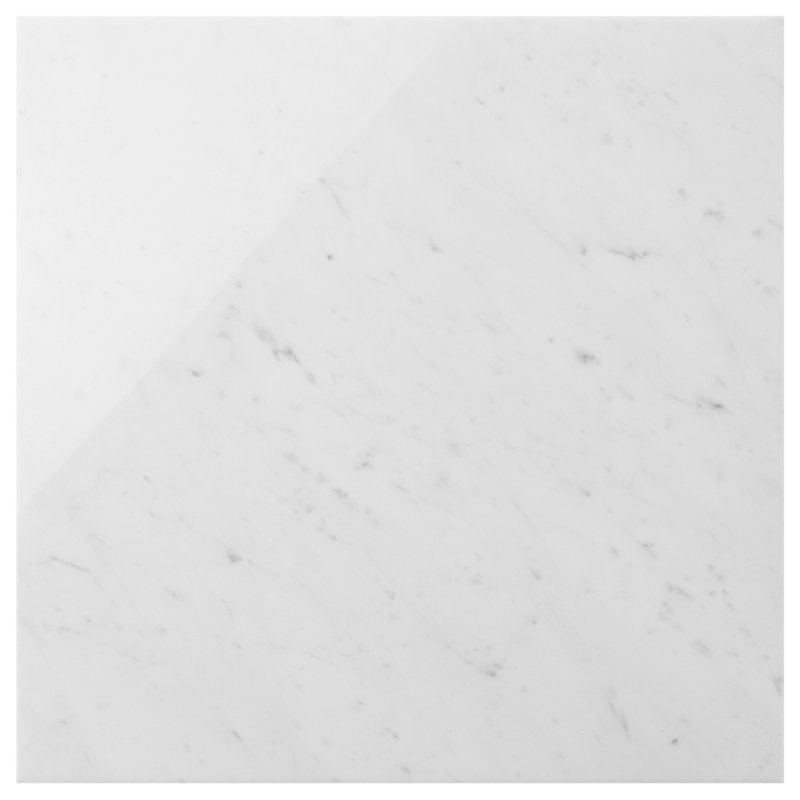 Carrara 3x12 Honed Marble Floor and Wall Tile, 12" W x 12" D, Polished