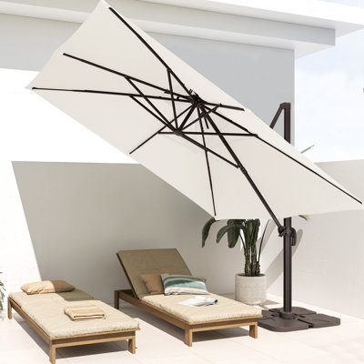 Parasol carré en porte-à-faux 120 po