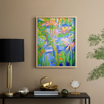 FLORAL Series DCXXVII Framed Print - Solid Wood