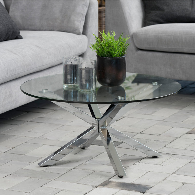 Kalinda Cross Legs Coffee Table