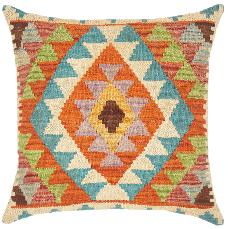 Housse et insert de coussin en laine tissé à la main Shabby Elegance