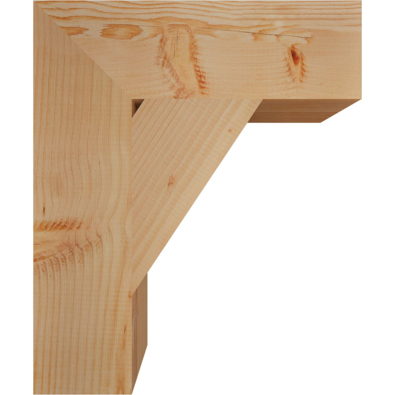 Support de bloc traditionnel l 5 5 po x P 20 po x H 24 po, sapin Douglas, Douglas (lisse), H 24 po x l 5,5 po x P 20 po