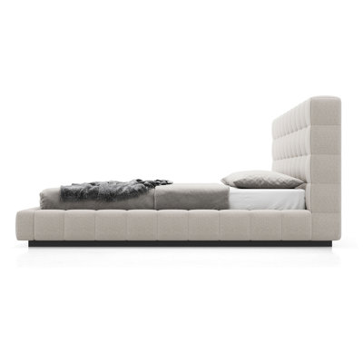 Thompson Upholstered Wingback Bed