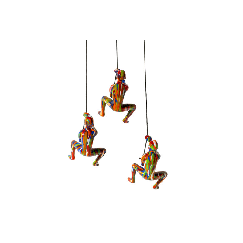 Billiejoe Climbing Man Wall Art, Multicolor
