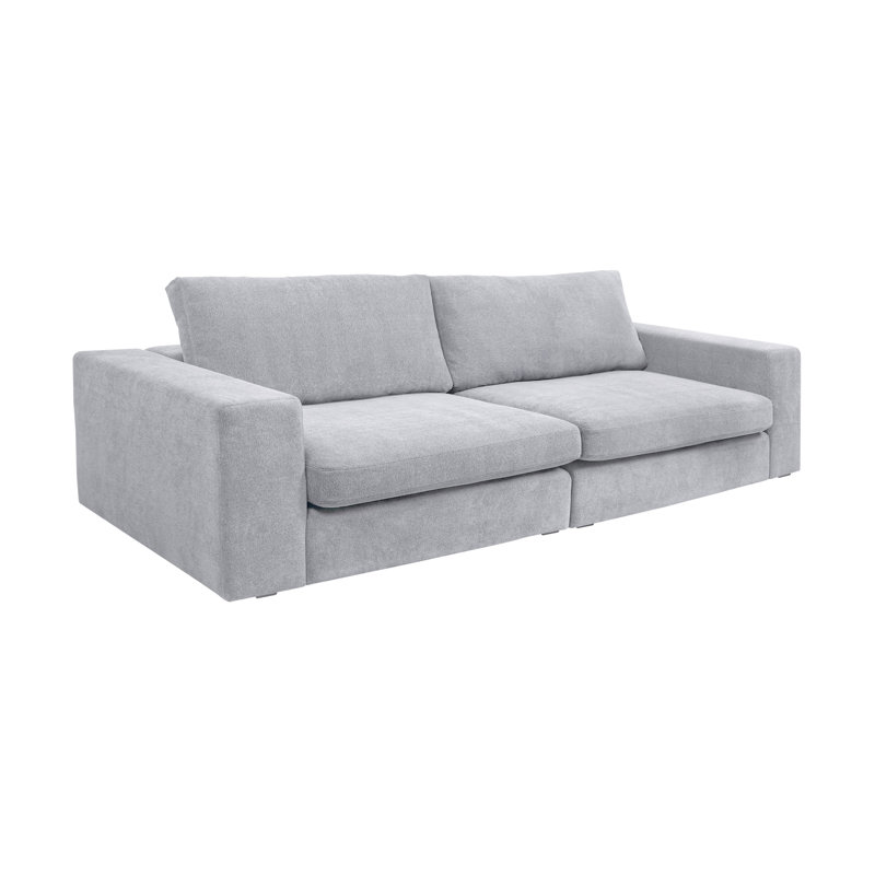 Canapé rembourré 100 po Ojai, Light Gray