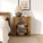 Set of 2 Farmhouse End Table With Storage Shelf-180881387