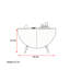 Buffet de 49,2 po de largeur Billiot