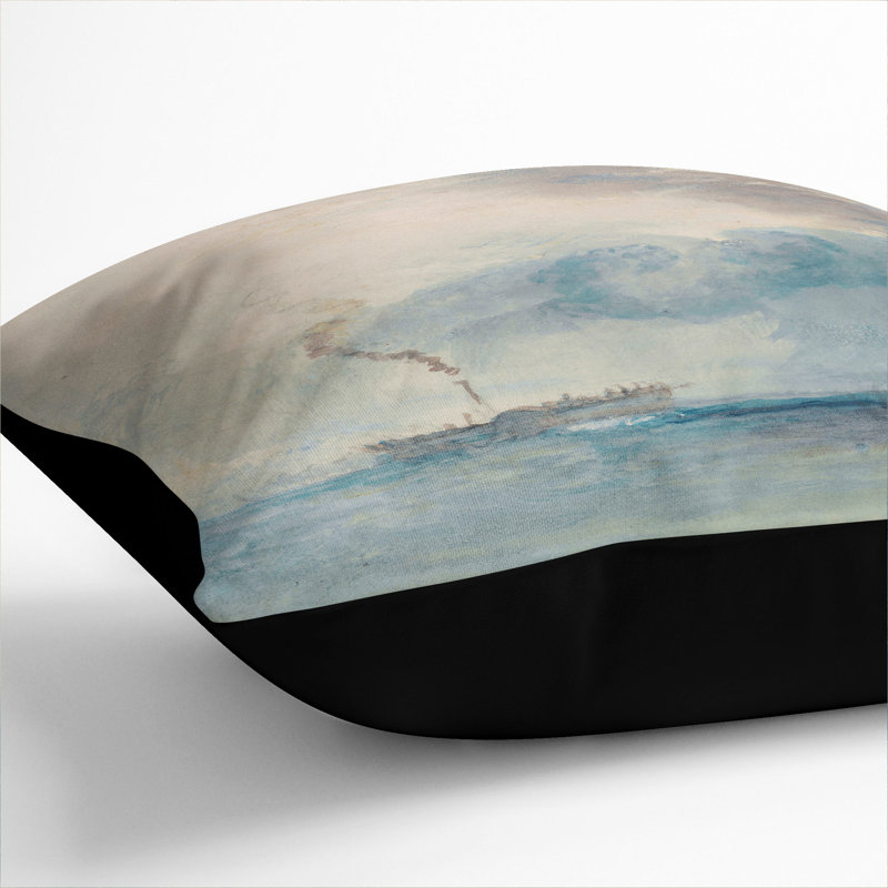 Square Cushion, 40cm H x 40cm W x 15cm D, Black