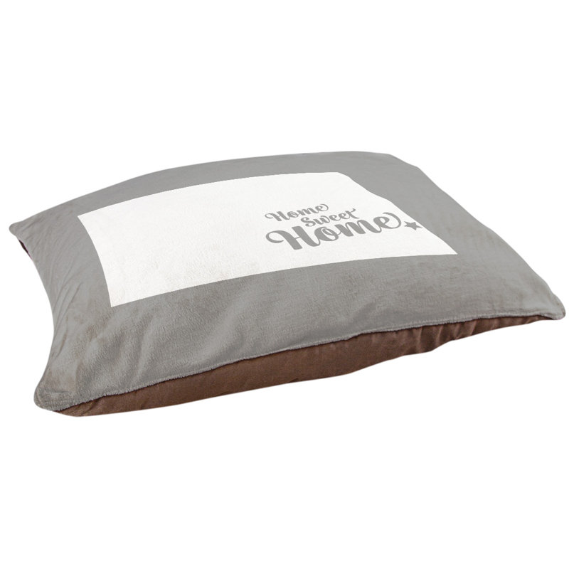Coussin intérieur pour chien pour chien home fargo, Moyen (H 6,5 po x l 40 po x P 30 po), Gris