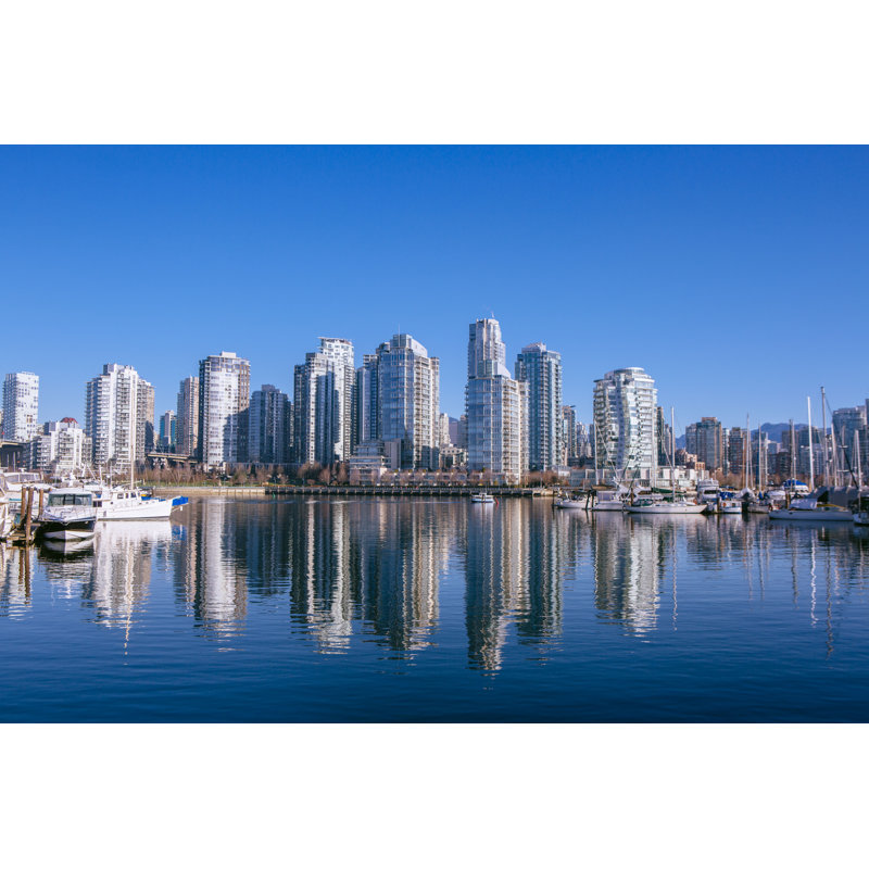 Tours de verre de Vancouver, H 8 po x l 12 po x P 1,25 po