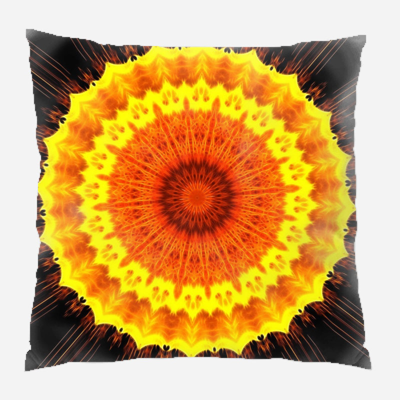 Geometric Microsuede Reversible Throw Pillow