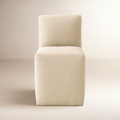 Mendy Linen Parsons Dining Chair