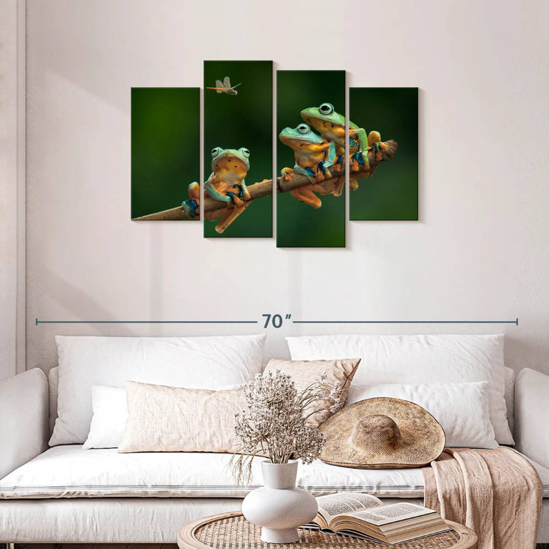 Brampt Hungry Frogs, 27" H x 43" W