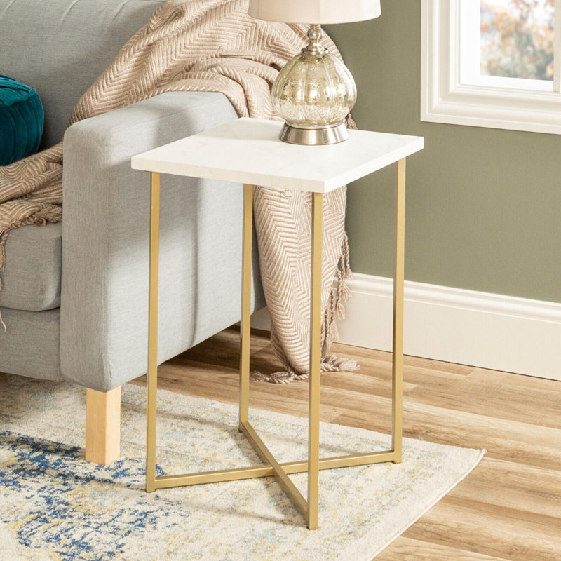 Mukherjee Cross Legs End Table