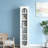 Tall Display Cabinet With 6 Shelves And 1 Glass Door