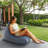 Outdoor Bean Bag Lounger Cover (Bag Only,Xlarge)-13764613-13764614