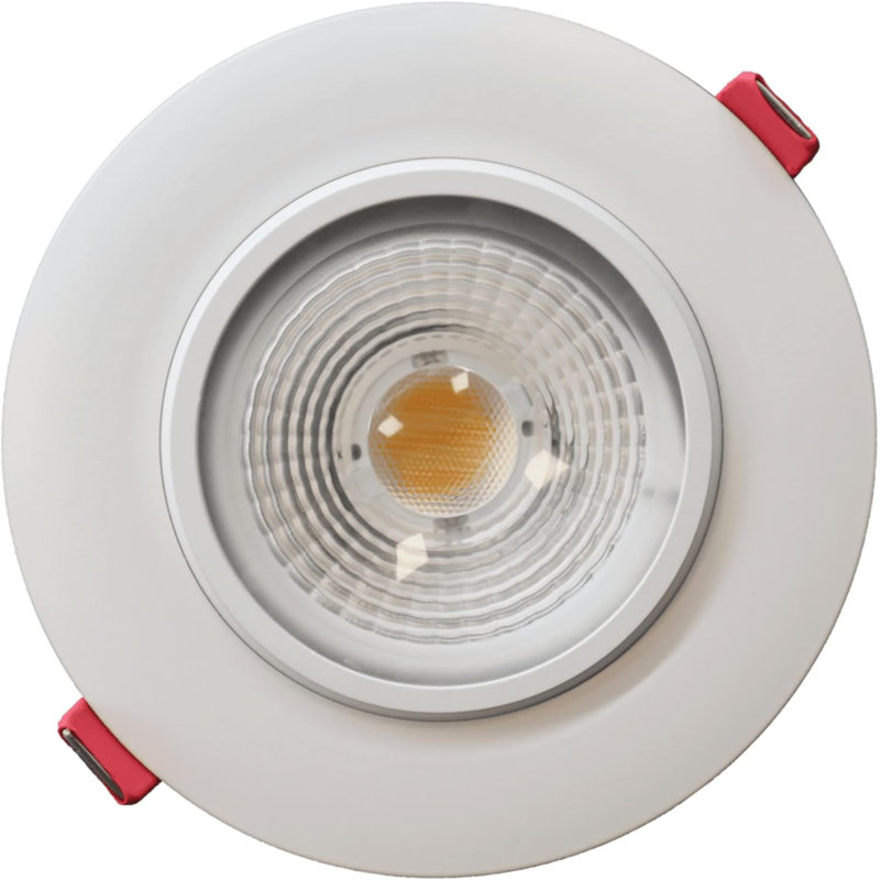 4'' Dimmable Air-Tight IC Rated Standard Recessed Lighting Kit, White
