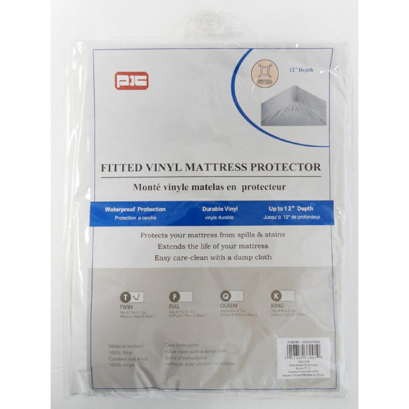 Housse de protection pour matelas imperméable Hodge, Simple