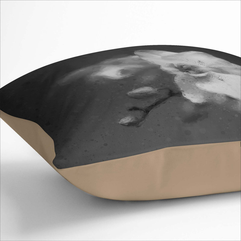 Square Throw Cushion, 40cm H x 40cm W x 15cm D, Stone