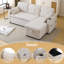 3 Seater Linen Sofa-1497130519