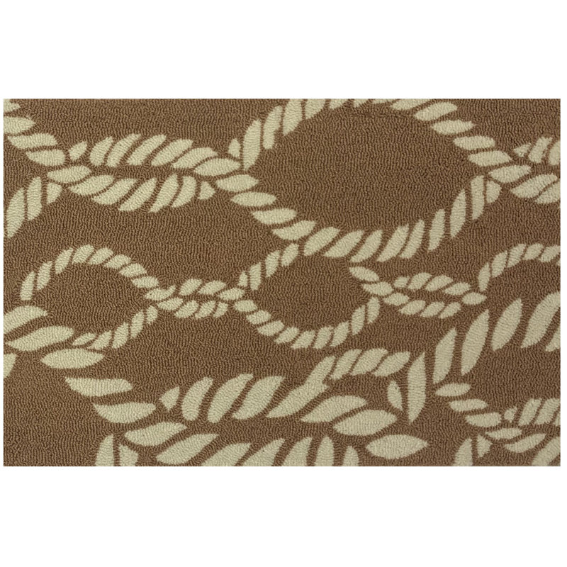 Riendeau Looped / Hooked Rug, Rectangle 2'6" x 4'