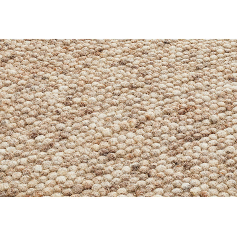 Arees Solid Colour Hand Woven Flatweave Area Rug, Rectangular 90 x 160cm