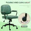 Office Chair, Adjustable For Home & Office, Comfy Seating With Stylish Retro Vibe